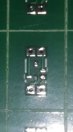 PCB for the Implant - First version Frontside